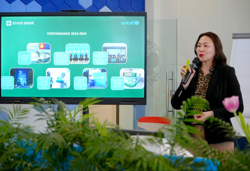 НҮБ-ЫН ХҮҮХДИЙН САНГИЙН ҮНДЭСНИЙ ЭЛЧ Р.МӨНХТУЯАГИЙН АЖЛЫН ҮР  ШИМИЙГ 16,000 ГАРУЙ ХҮҮХЭД ХҮРТЭЭД БАЙНА